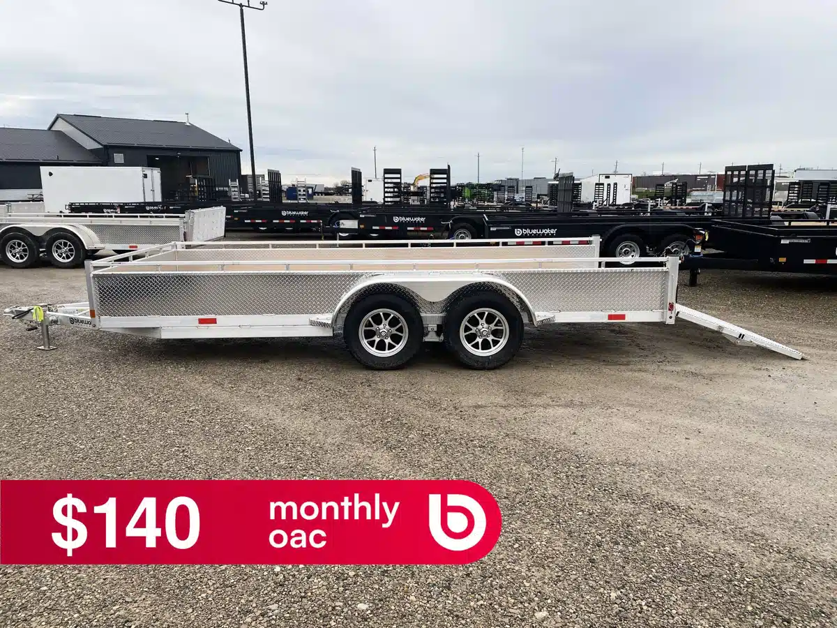Photo de la Galerie 1 pour 2026 Canadian Mennonite Built TANDEM AXLE ALUMINUM UTILITY TRAILER remorque - utilitaire