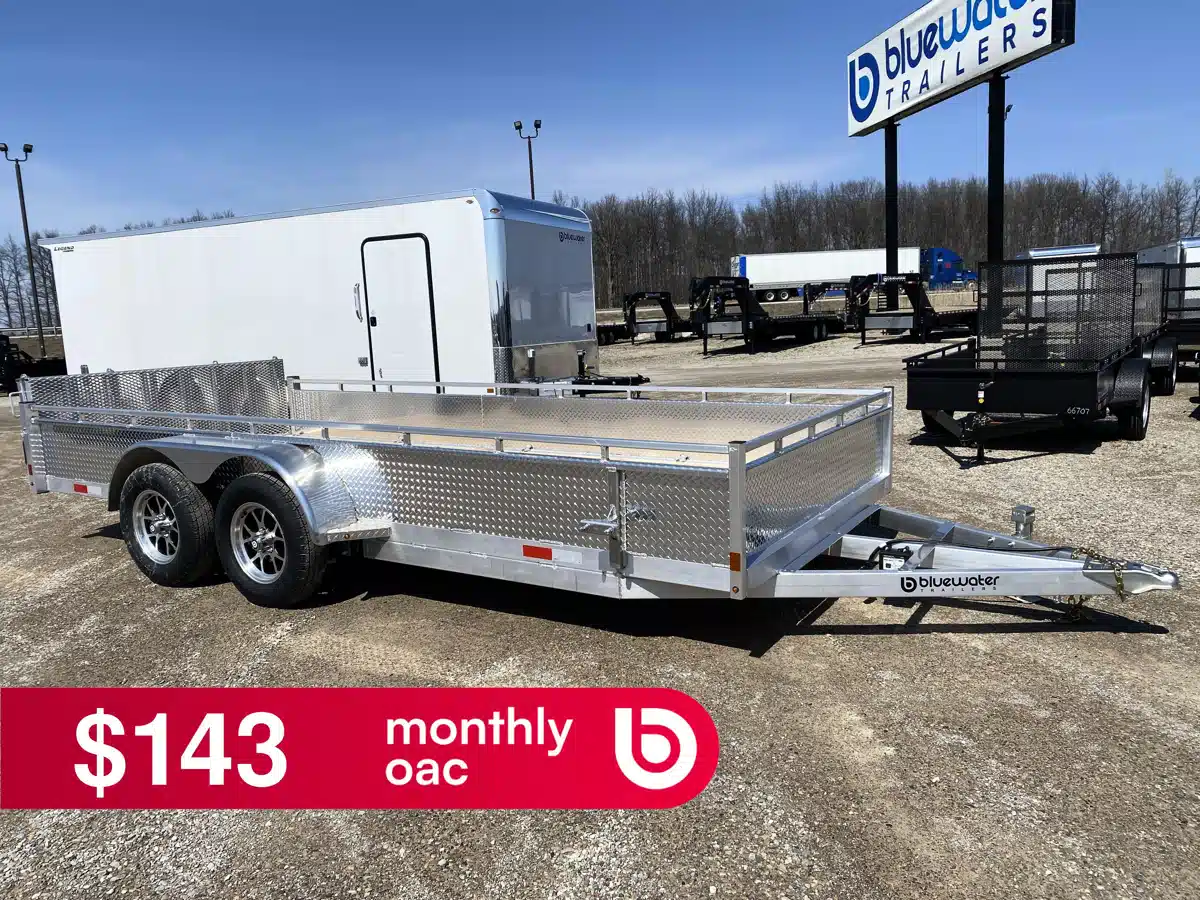 Photo de la Galerie 1 pour 2026 TANDEM AXLE ALUMINUM UTILITY TRAILER remorque - utilitaire