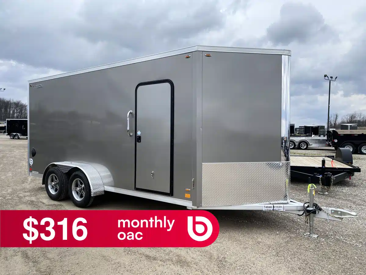 Gallery image 1 for 2026 Legend ALUMINUM V-NOSE Trailer