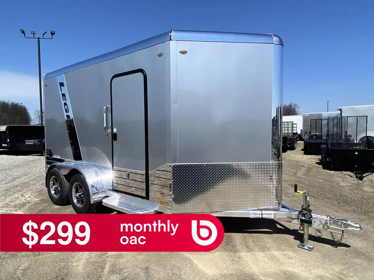 Gallery image 1 for 2026 Legend ALUMINUM V-NOSE Trailer