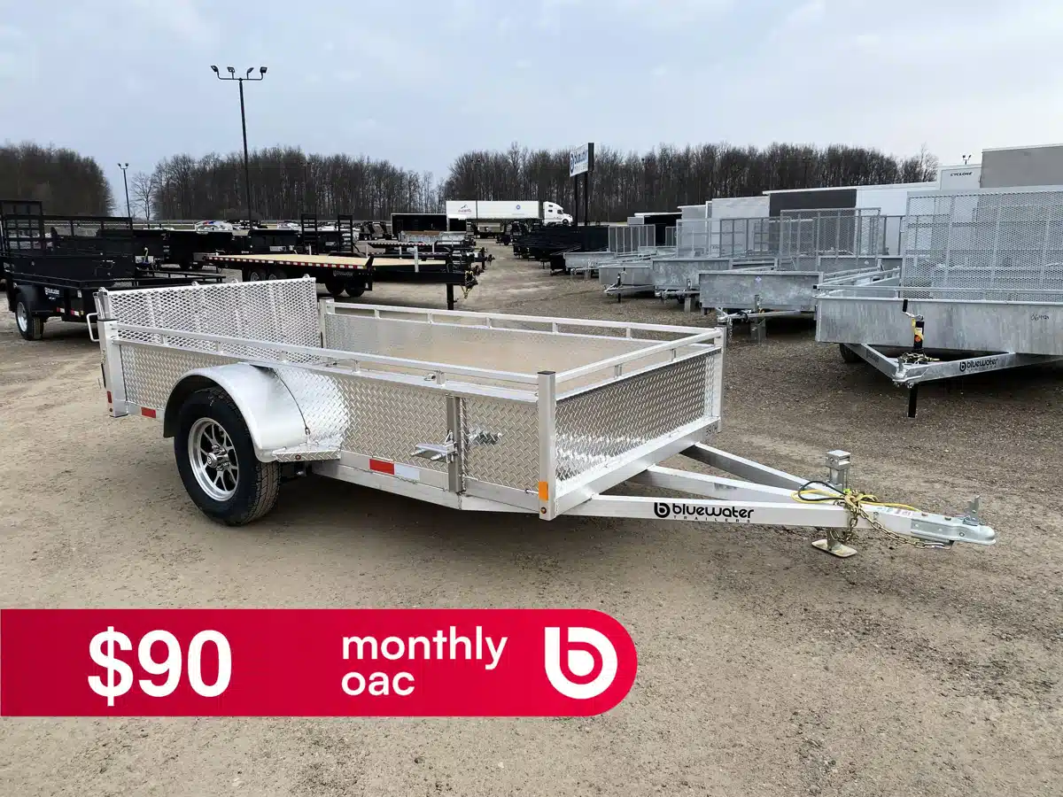 Photo de la Galerie 1 pour 2026 Canadian Mennonite Built SINGLE AXLE ALUMINUM UTILITY TRAILER remorque - utilitaire