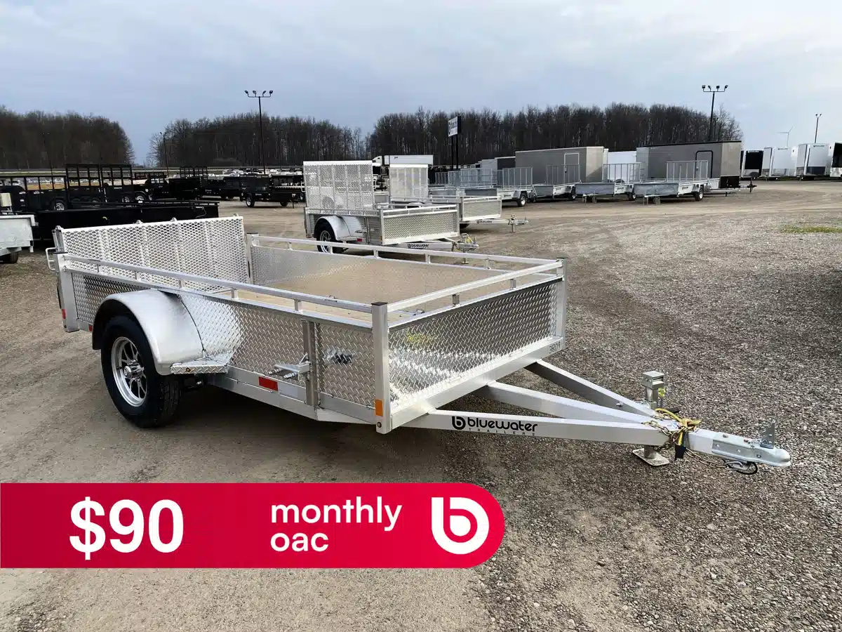 Photo de la Galerie 1 pour 2026 Canadian Mennonite Built SINGLE AXLE ALUMINUM UTILITY TRAILER remorque - utilitaire