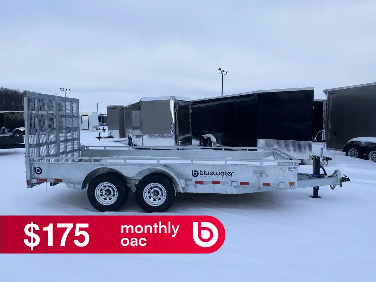 Photo de la Galerie 1 pour 2026 Canada Trailers Galvanized Tandem Axle Utility Trailers 10,800lbs GVWR remorque - utilitaire