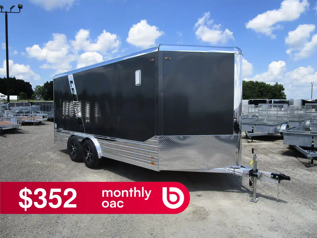 2026 Legend 8 Wide Aluminum Deluxe V-Nose Trailer