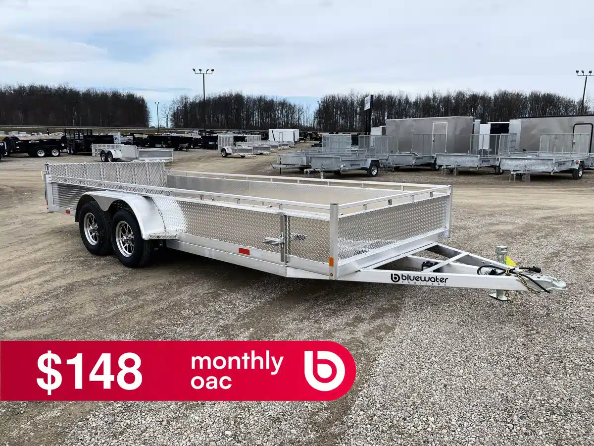Photo de la Galerie 1 pour 2026 Canadian Mennonite Built TANDEM AXLE ALUMINUM UTILITY TRAILER remorque - utilitaire