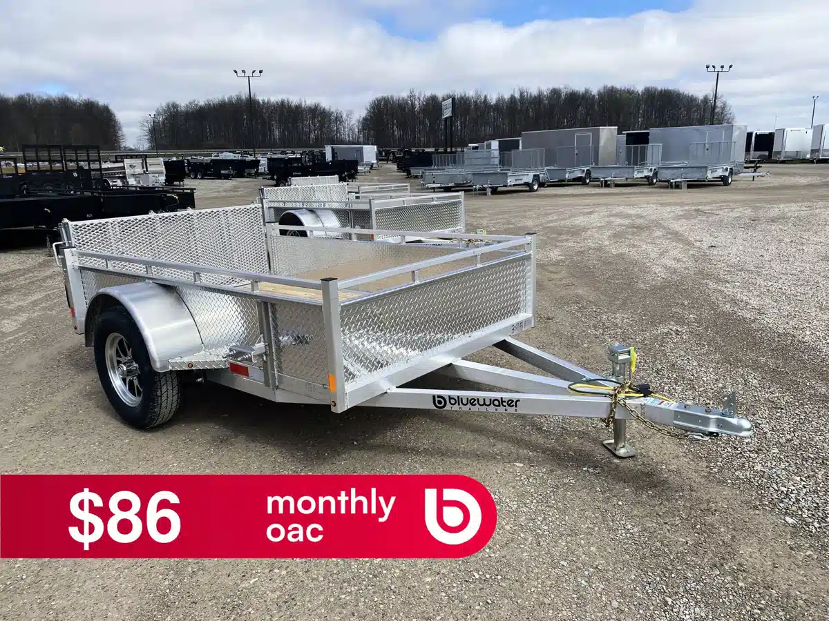 Photo de la Galerie 1 pour 2026 Canadian Mennonite Built SINGLE AXLE ALUMINUM UTILITY TRAILER remorque - utilitaire