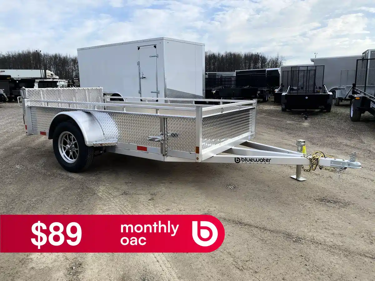 Photo de la Galerie 1 pour 2026 Canadian Mennonite Built SINGLE AXLE ALUMINUM UTILITY TRAILER remorque - utilitaire