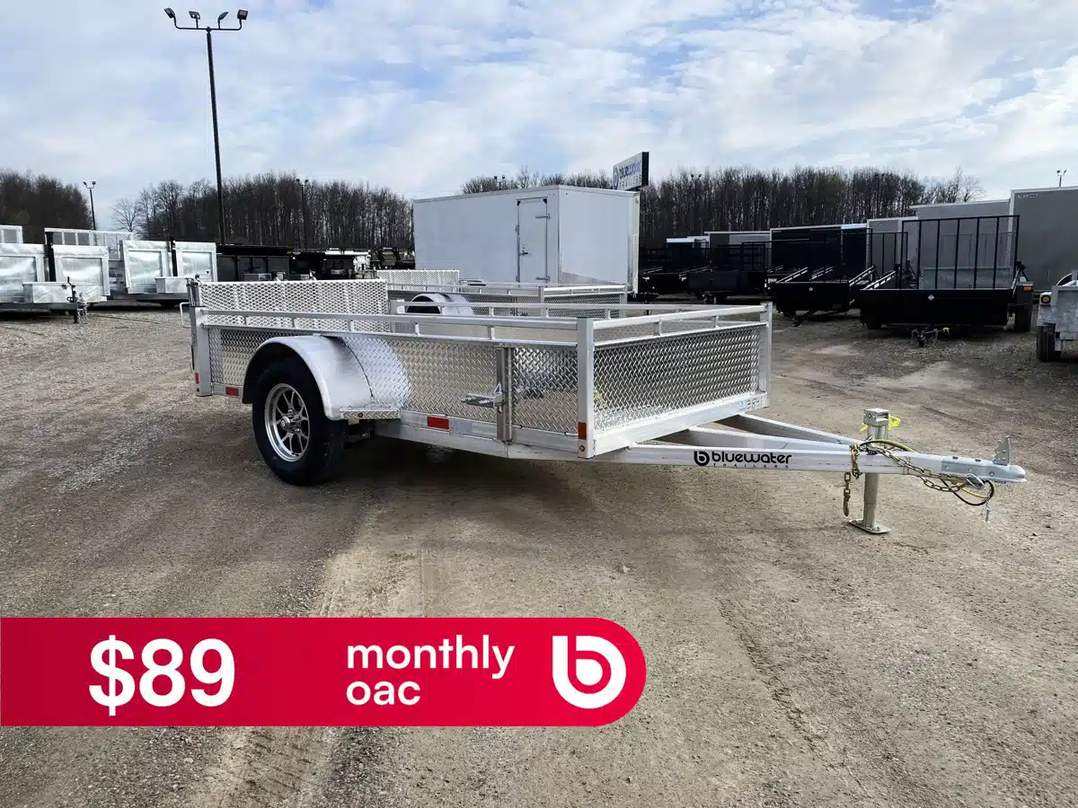 Photo de la Galerie 1 pour 2026 Canadian Mennonite Built SINGLE AXLE ALUMINUM UTILITY TRAILER remorque - utilitaire