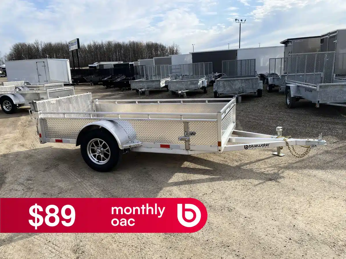 Photo de la Galerie 1 pour 2026 SINGLE AXLE ALUMINUM UTILITY TRAILER remorque - utilitaire