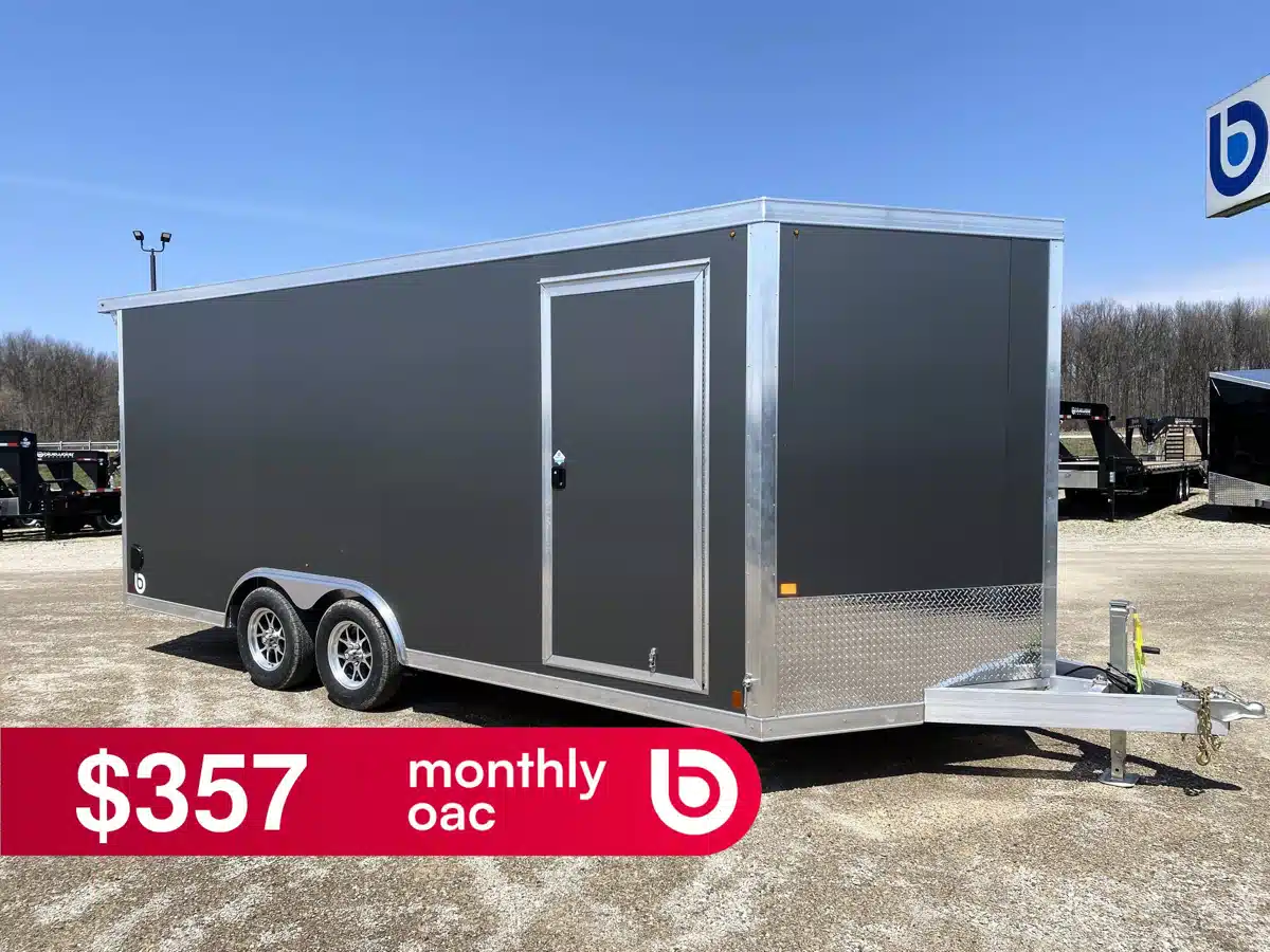 Photo de la Galerie 1 pour 2026 Canadian Mennonite Built Aluminum Enclosed Carhauler Trailer Remorque - Porte-voiture