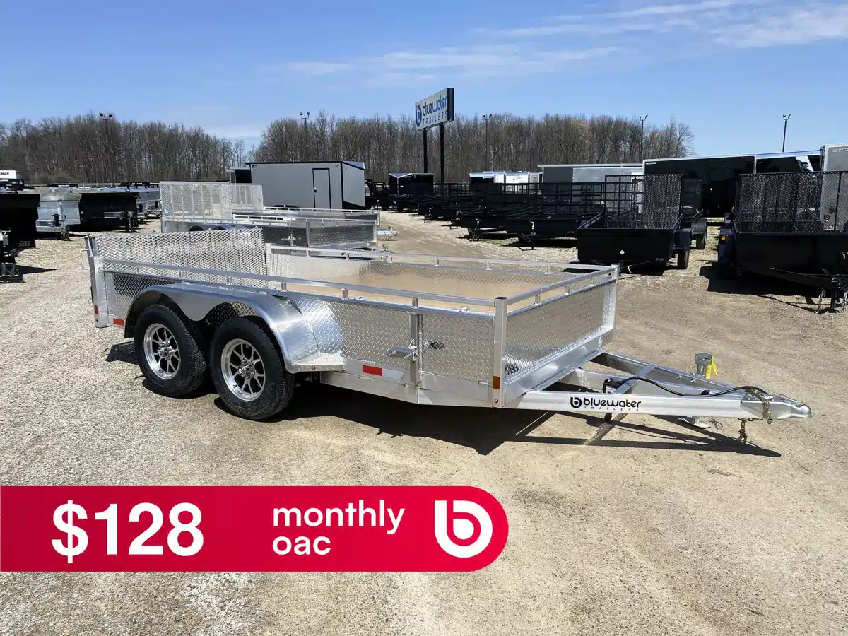 Photo de la Galerie 1 pour 2026 Canadian Mennonite Built TANDEM AXLE ALUMINUM UTILITY TRAILER remorque - utilitaire