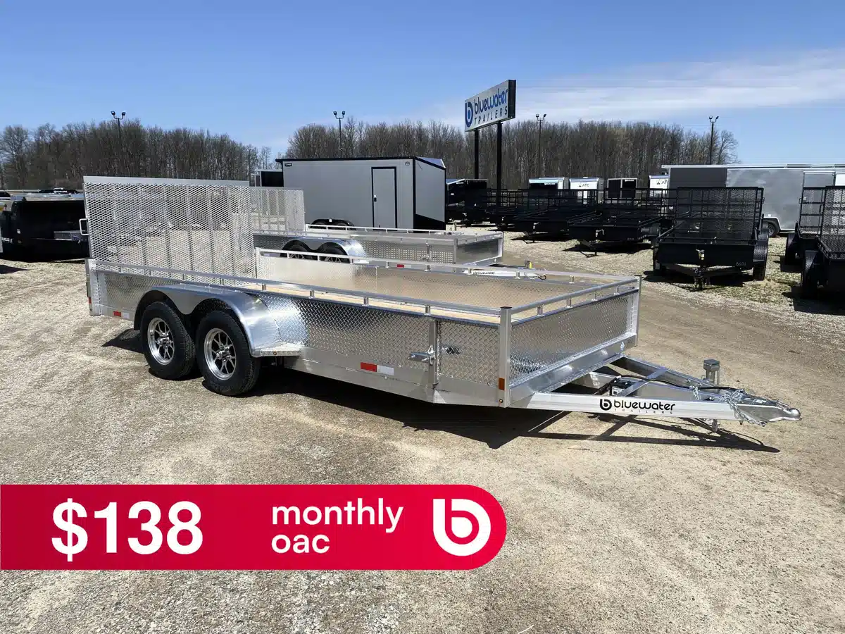 Photo de la Galerie 1 pour 2026 Canadian Mennonite Built TANDEM AXLE ALUMINUM UTILITY TRAILER remorque - utilitaire