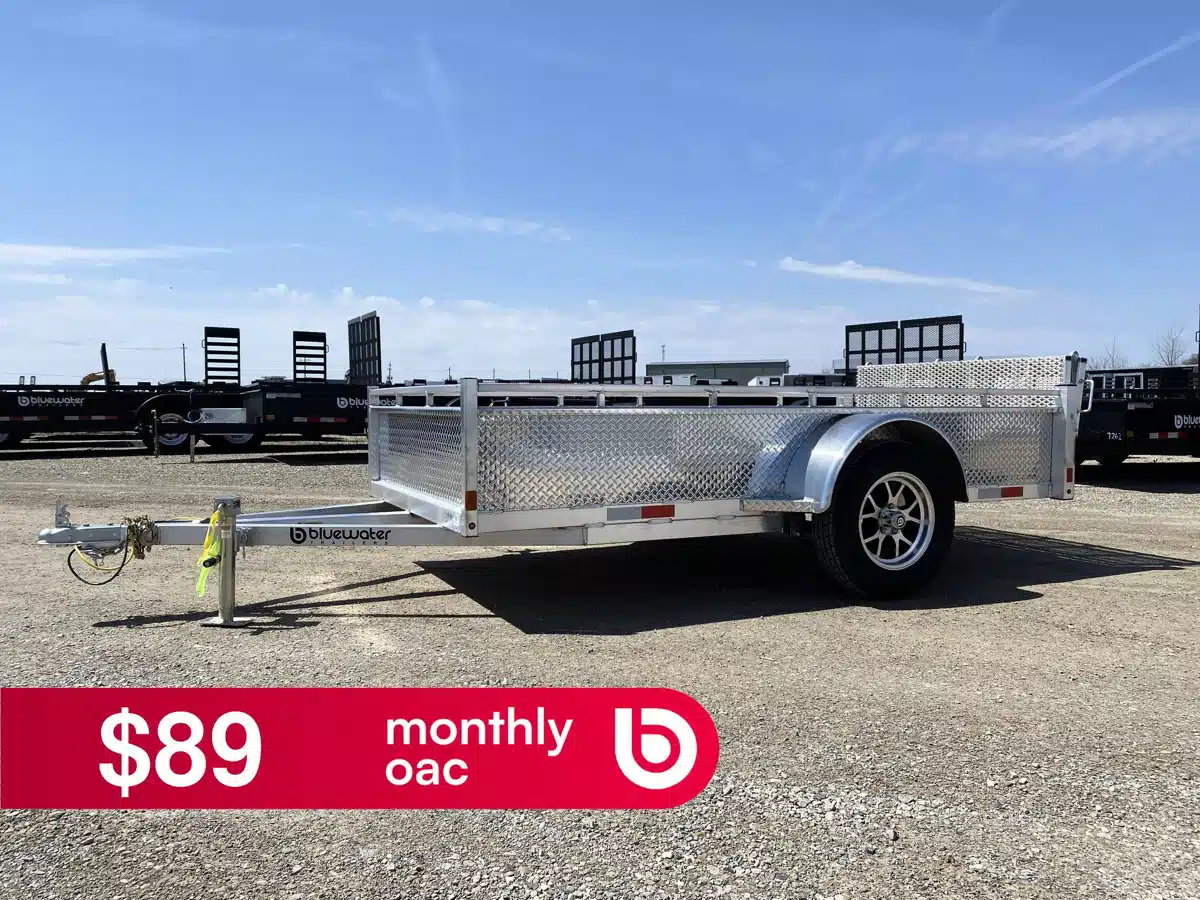 Photo de la Galerie 1 pour 2026 Canadian Mennonite Built SINGLE AXLE ALUMINUM UTILITY TRAILER remorque - utilitaire