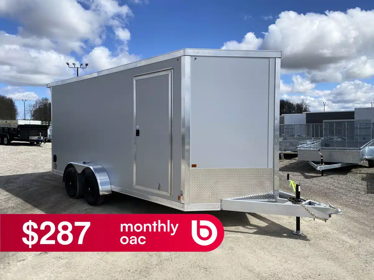Photo de la Galerie 1 pour 2026 Canadian Mennonite Built Aluminum Enclosed Cargo Trailer Remorque cargo