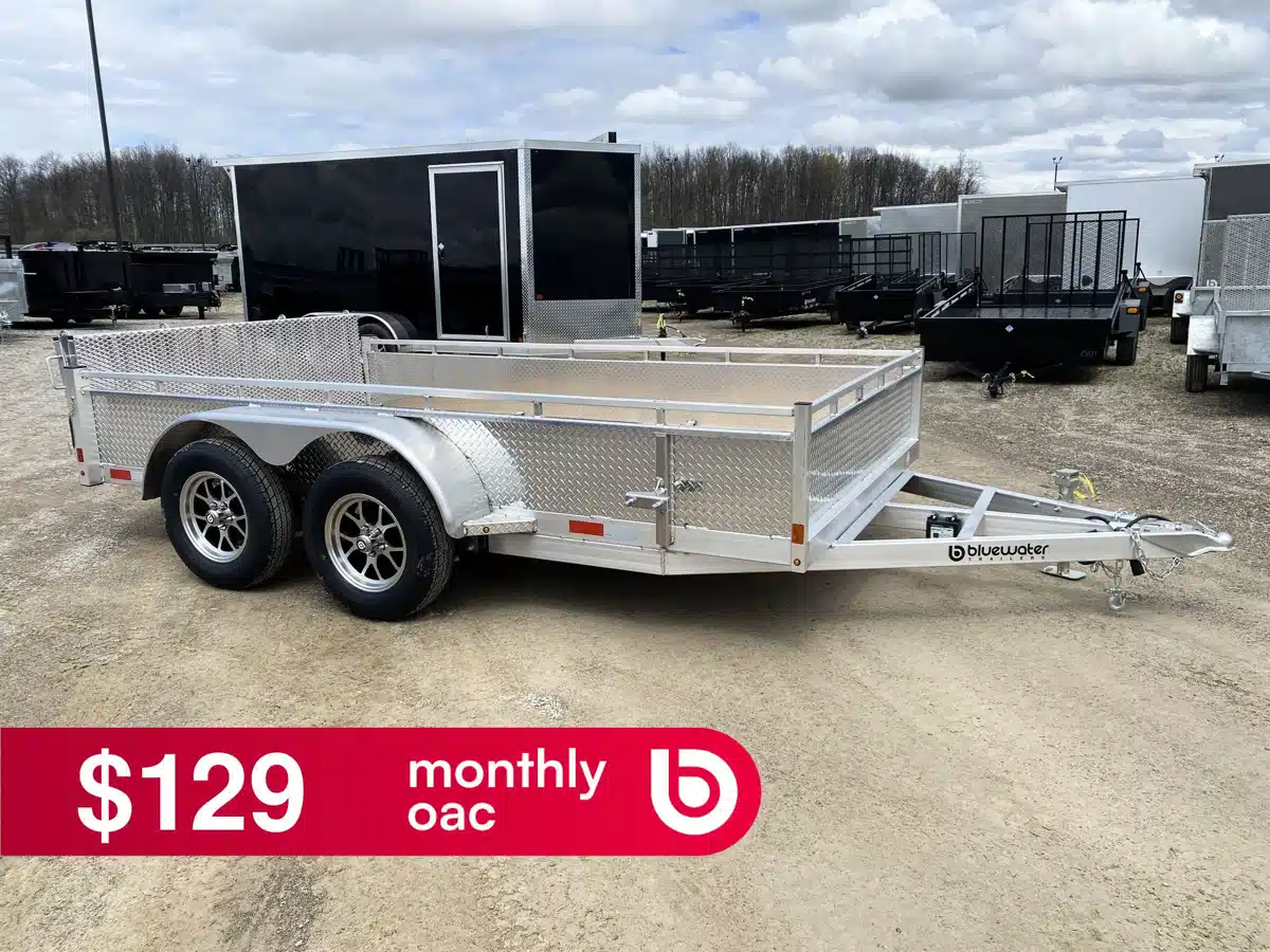 Photo de la Galerie 1 pour 2026 TANDEM AXLE ALUMINUM UTILITY TRAILER remorque - utilitaire