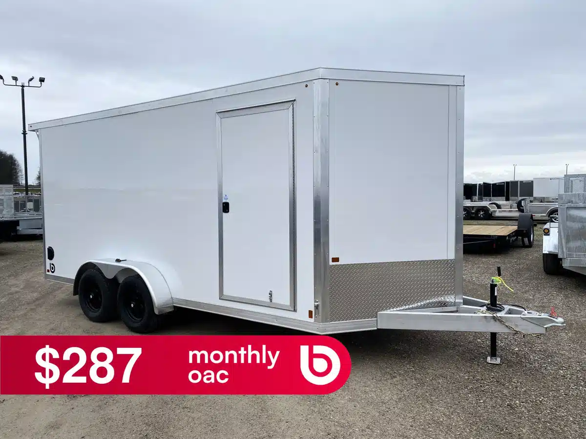 Photo de la Galerie 1 pour 2026 Canadian Mennonite Built Aluminum Enclosed Cargo Trailer Remorque cargo