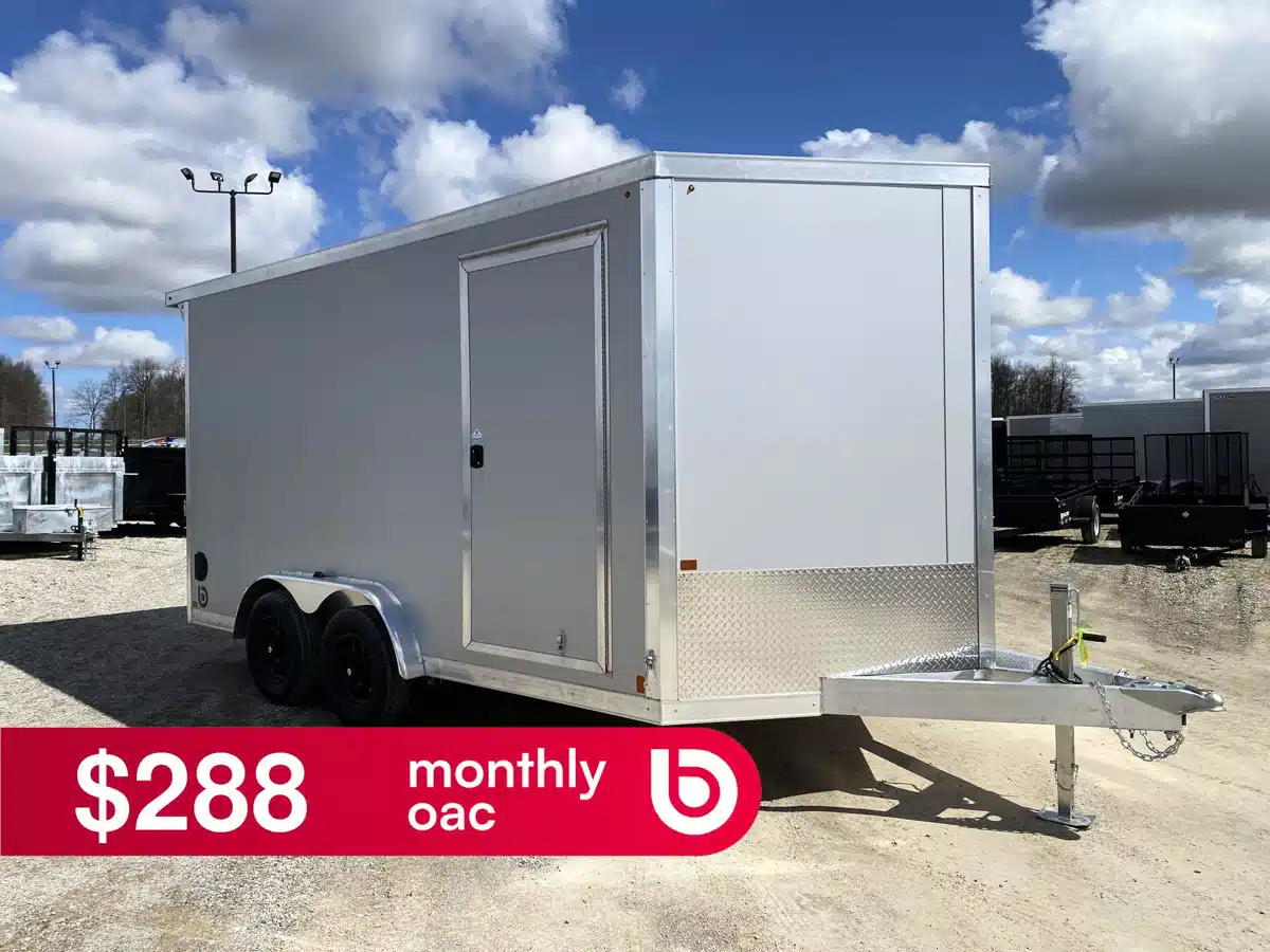 Photo de la Galerie 1 pour 2026 Canadian Mennonite Built Aluminum Enclosed Cargo Trailer Remorque cargo