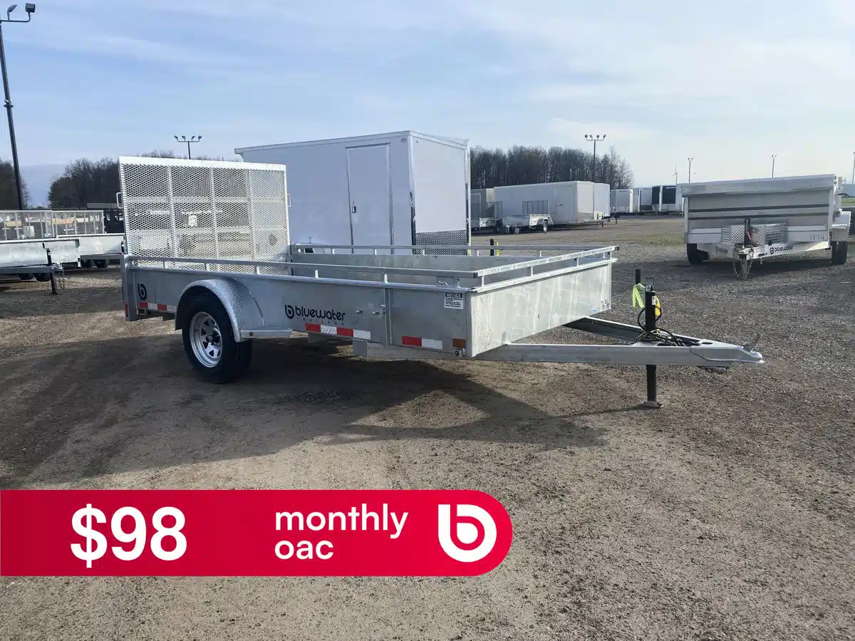 Photo de la Galerie 1 pour 2026 Canada Trailers GALVANIZED SINGLE AXLE UTILITY TRAILER remorque - utilitaire