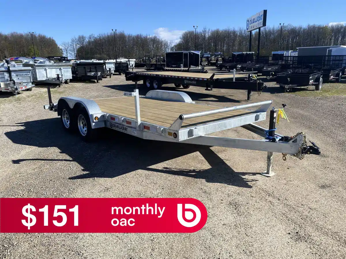 Photo de la Galerie 1 pour 2026 Canada Trailers GALVANIZED CAR HAULER TRAILER Remorque - Porte-voiture