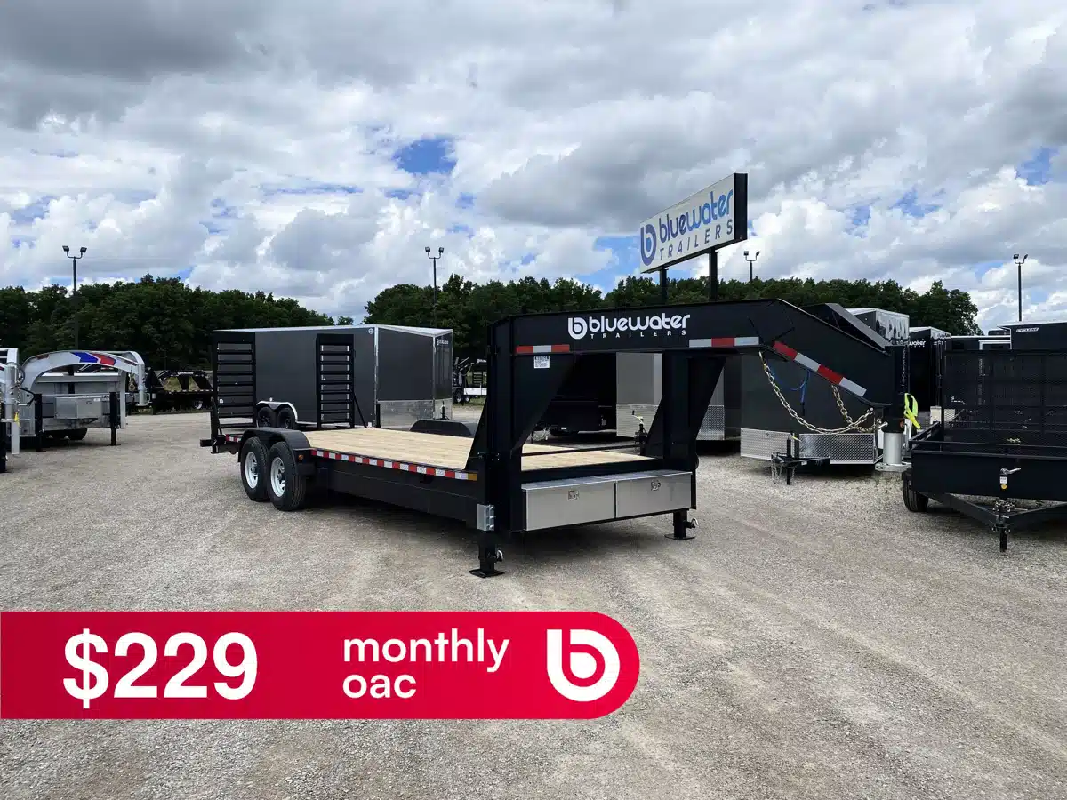 Gallery image 1 for 2026 Canada Trailers GOOSENECK EQUIPMENT Trailer - Flat Deck