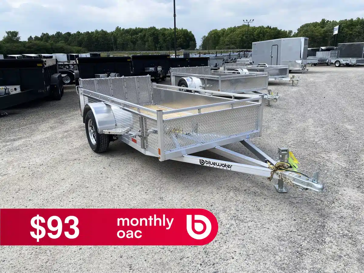 Gallery image 1 for 2026 Canadian Mennonite Built Single Axle Aluminum Trailer - Utility