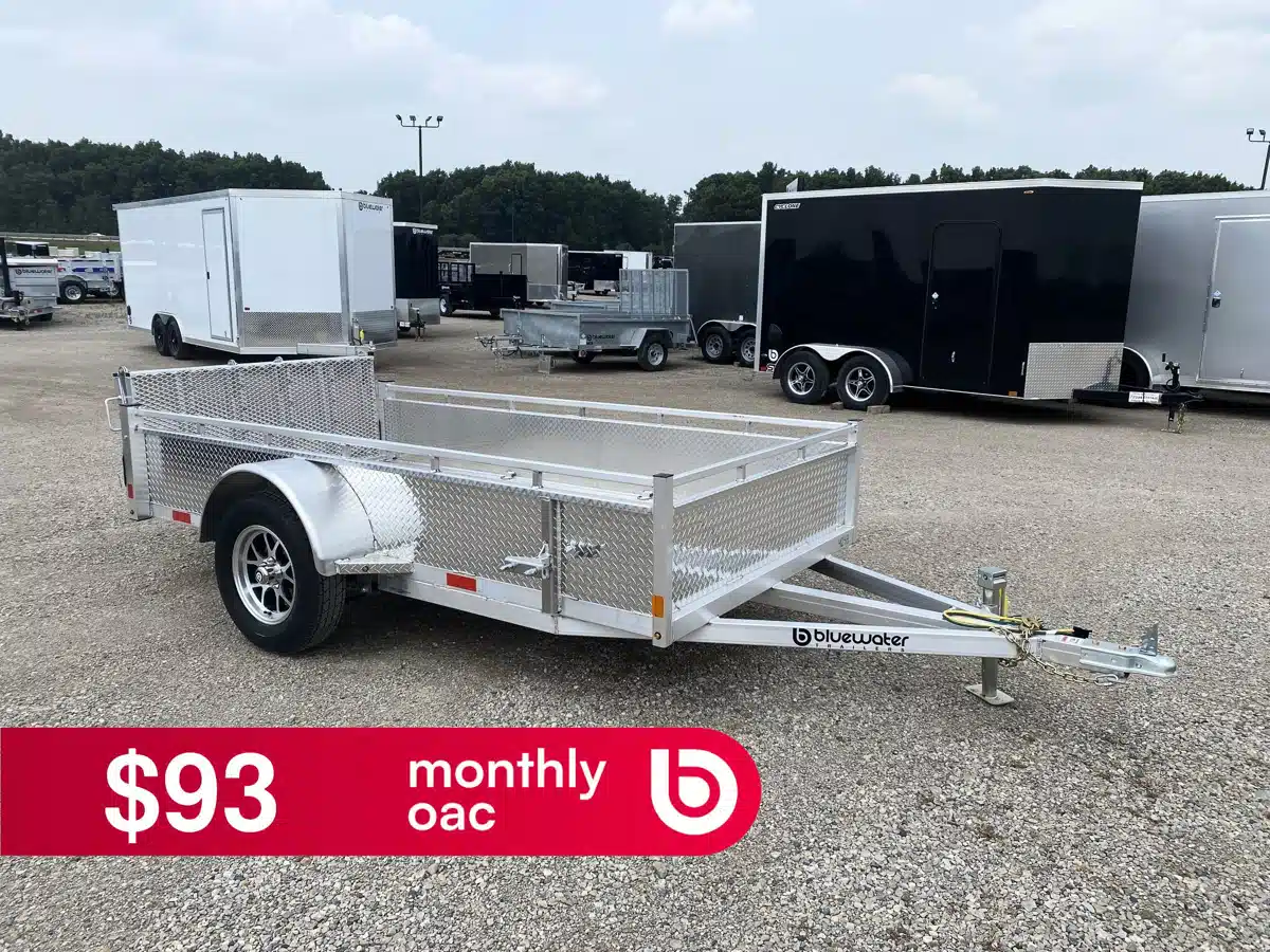 Gallery image 1 for 2026 Canadian Mennonite Built Single Axle Aluminum Trailer - Utility
