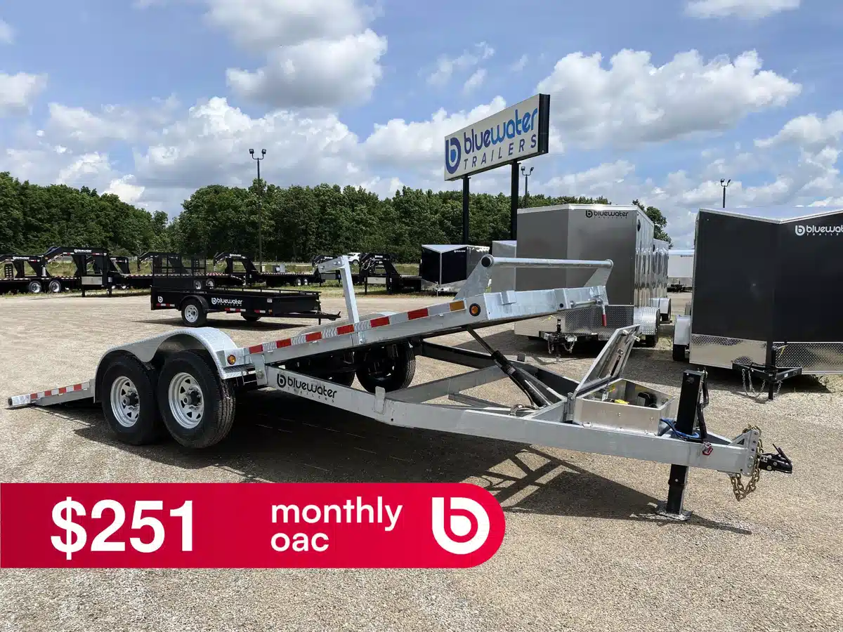 Gallery image 1 for 2026 Canada Trailers Galvanized Hydraulic Power-Tilt Trailer 15,120 lbs. GVWR Trailer - Tilt Deck