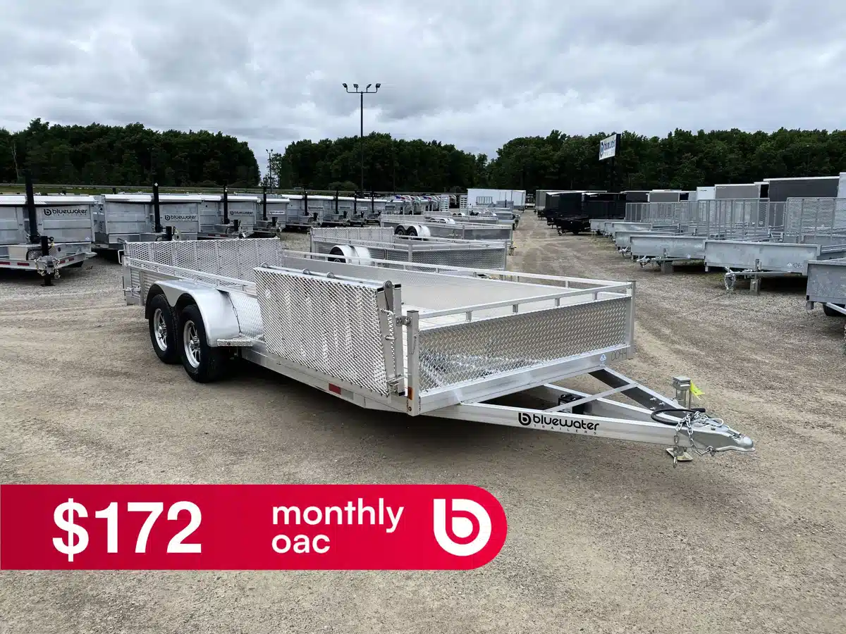 Photo de la Galerie 1 pour 2027 Canadian Mennonite Built Side Loader Aluminum Utility Trailer remorque - utilitaire