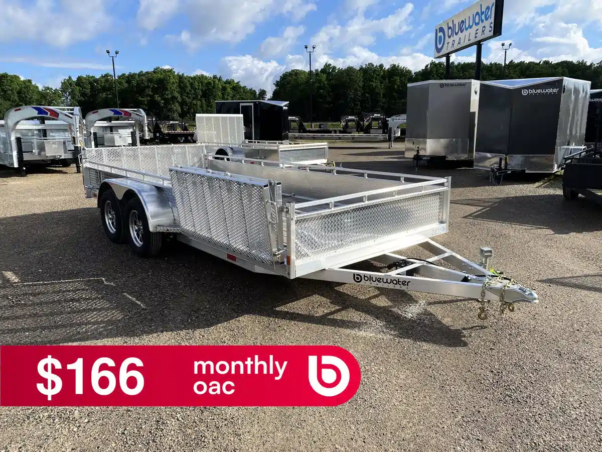 Photo de la Galerie 1 pour 2027 Canadian Mennonite Built Side Loader Aluminum Utility Trailer remorque - utilitaire