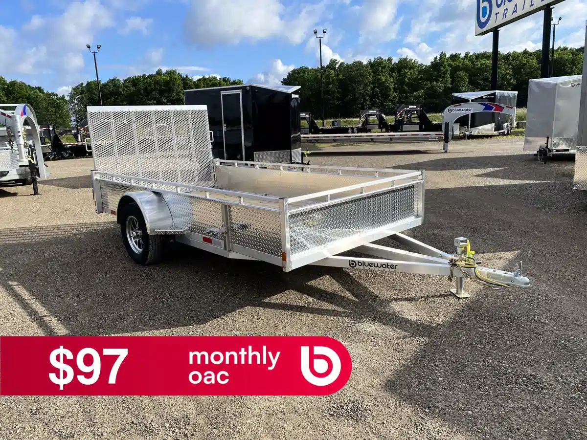 Photo de la Galerie 1 pour 2027 Canadian Mennonite Built Single Axle Aluminum Utility Trailer remorque - utilitaire