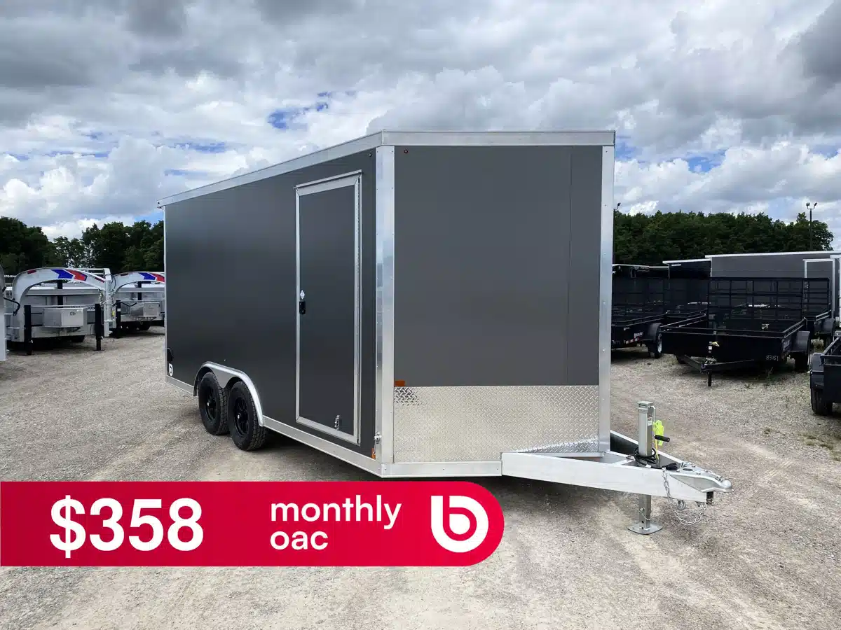 Photo de la Galerie 1 pour 2027 Canadian Mennonite Built Aluminum Enclosed Carhauler Trailer Remorque - Porte-voiture