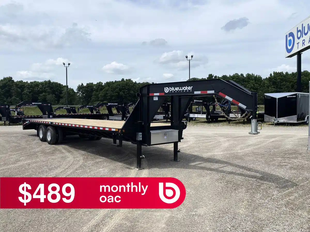 Gallery image 1 for 2027 Canada Trailers PREMIUM GOOSENECK Trailer - Flat Deck