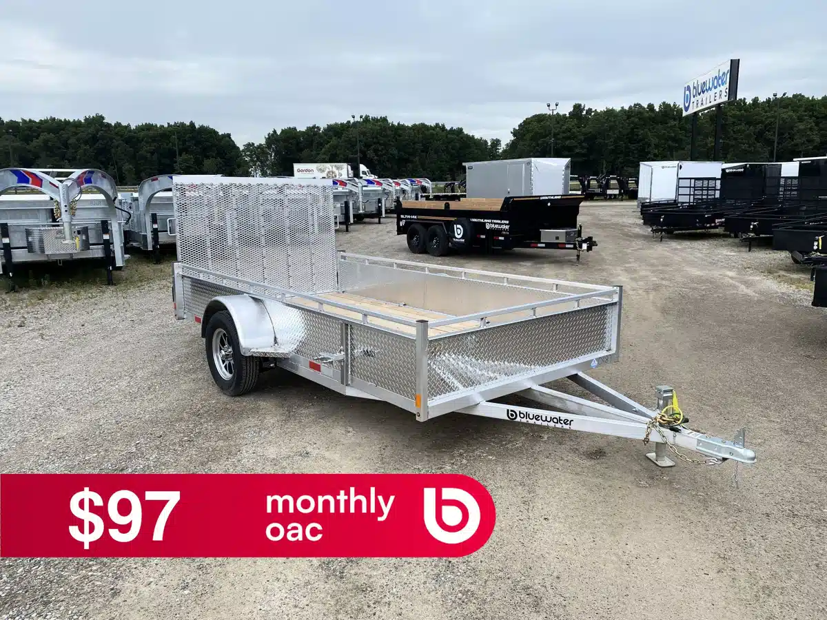 Photo de la Galerie 1 pour 2027 Canadian Mennonite Built Single Axle Aluminum Utility Trailer remorque - utilitaire