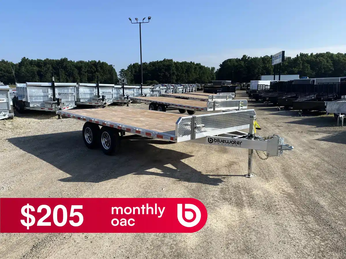 Photo de la Galerie 1 pour 2027 Canadian Mennonite Built Tandem Axle Aluminum Deck Over Trailer 9990lbs Remorque - Plateforme