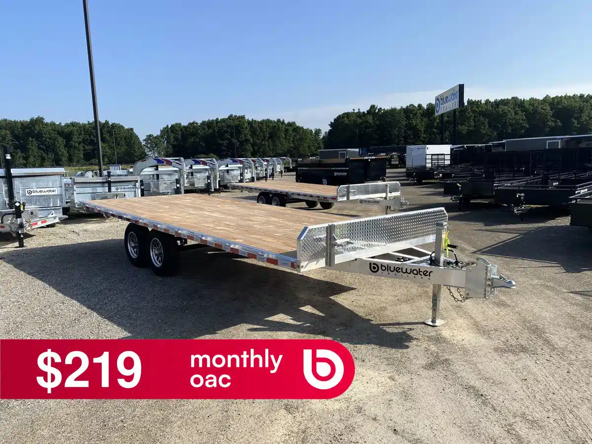 Photo de la Galerie 1 pour 2027 Canadian Mennonite Built Tandem Axle Aluminum Deck Over Trailer 9990lbs Remorque - Plateforme