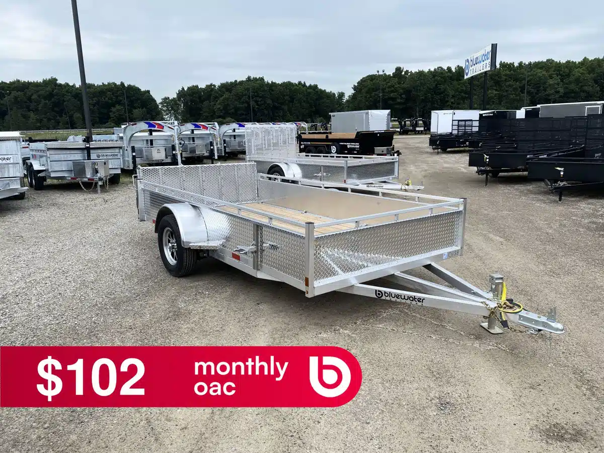 Gallery image 1 for 2027 Canadian Mennonite Built Single Axle Aluminum Trailer - Utility