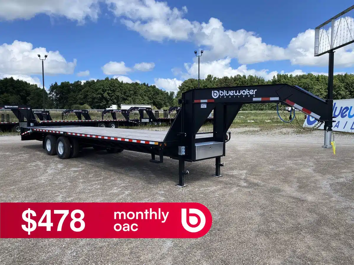 Gallery image 1 for 2027 Canada Trailers PREMIUM GOOSENECK Trailer - Flat Deck