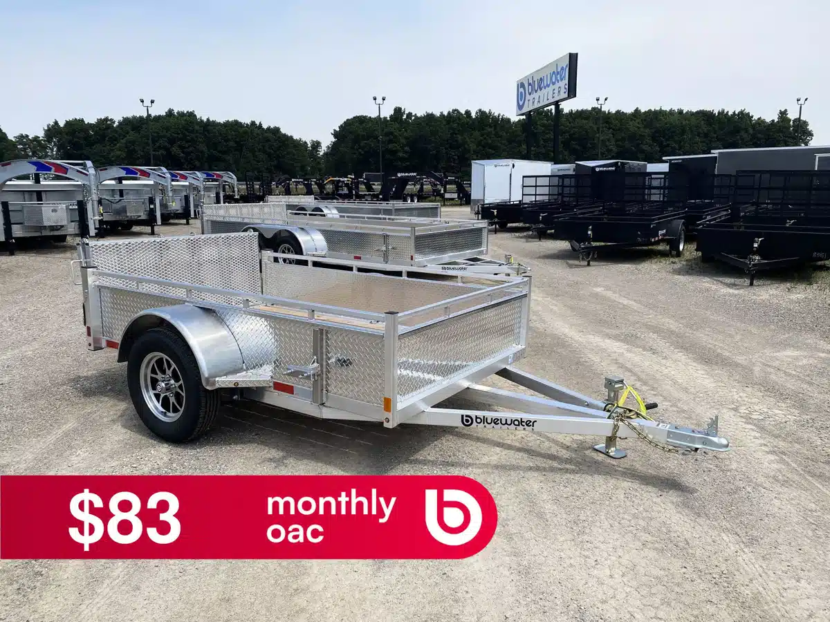 Photo de la Galerie 1 pour 2027 Canadian Mennonite Built Single Axle Aluminum Utility Trailer remorque - utilitaire