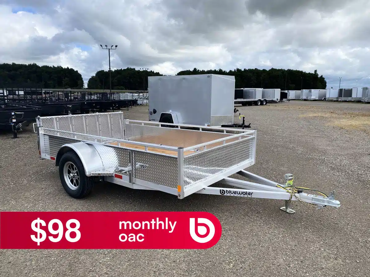 Photo de la Galerie 1 pour 2027 Canadian Mennonite Built Single Axle Aluminum Utility Trailer remorque - utilitaire