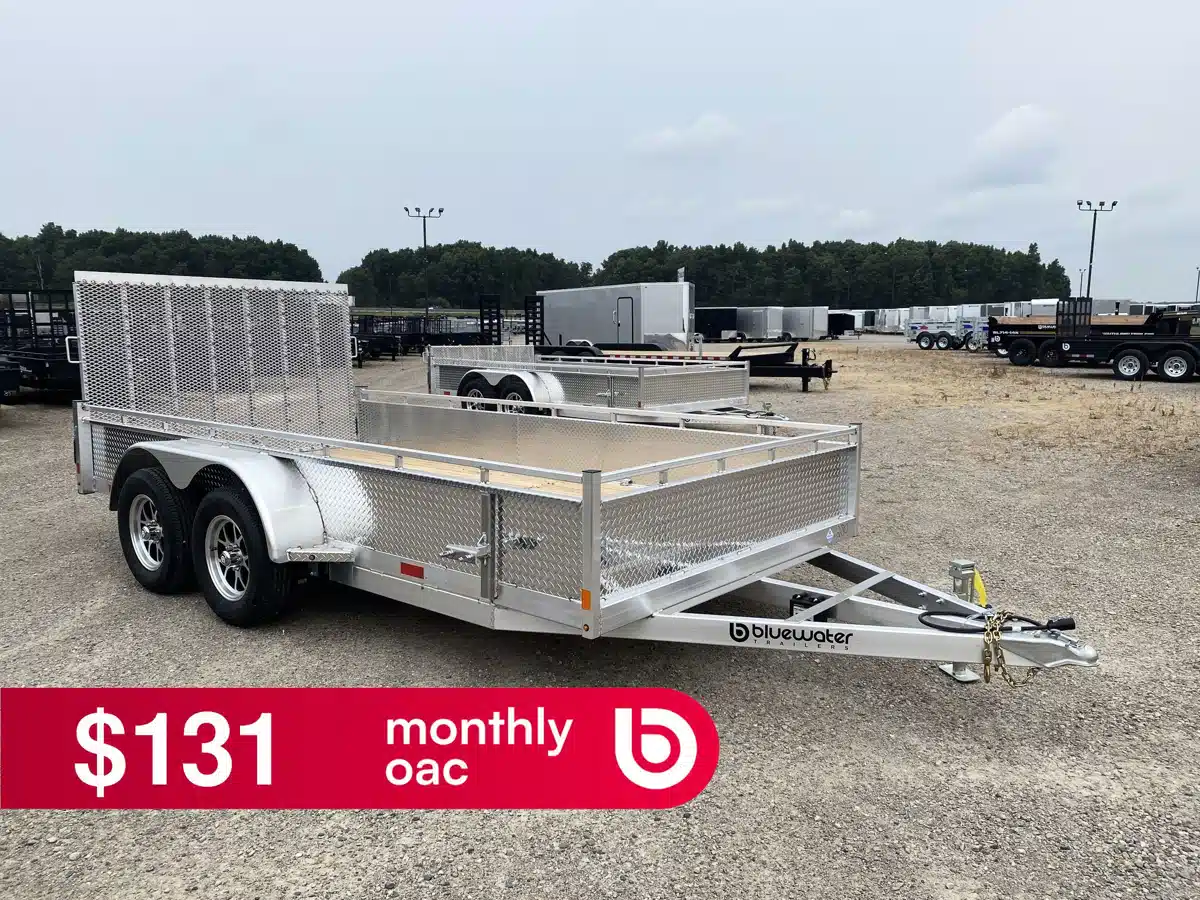 Photo de la Galerie 1 pour 2027 Canadian Mennonite Built Tandem Axle Aluminum Utility Trailer remorque - utilitaire