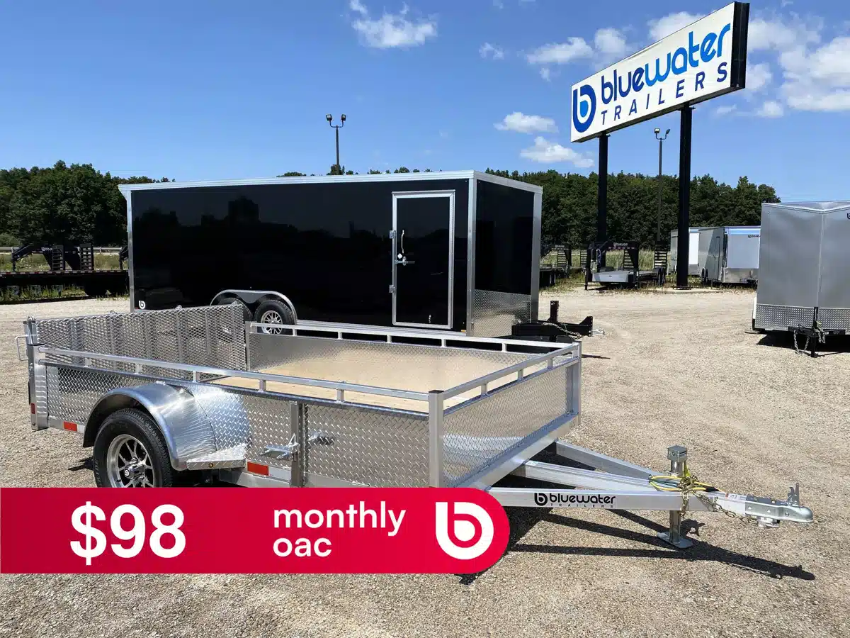 Photo de la Galerie 1 pour 2027 Canadian Mennonite Built Single Axle Aluminum Utility Trailer remorque - utilitaire