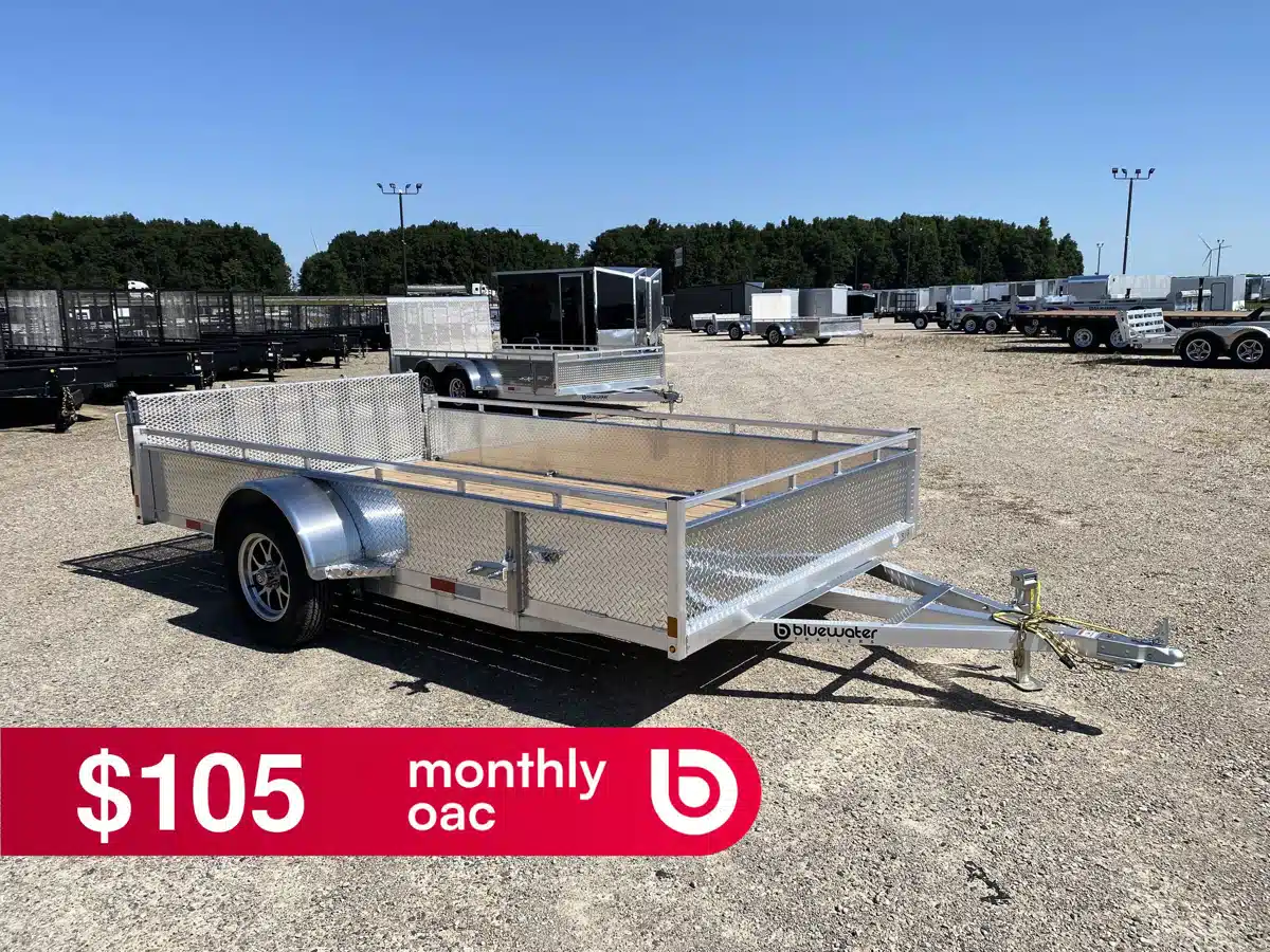 Photo de la Galerie 1 pour 2027 Canadian Mennonite Built Single Axle Aluminum Utility Trailer remorque - utilitaire