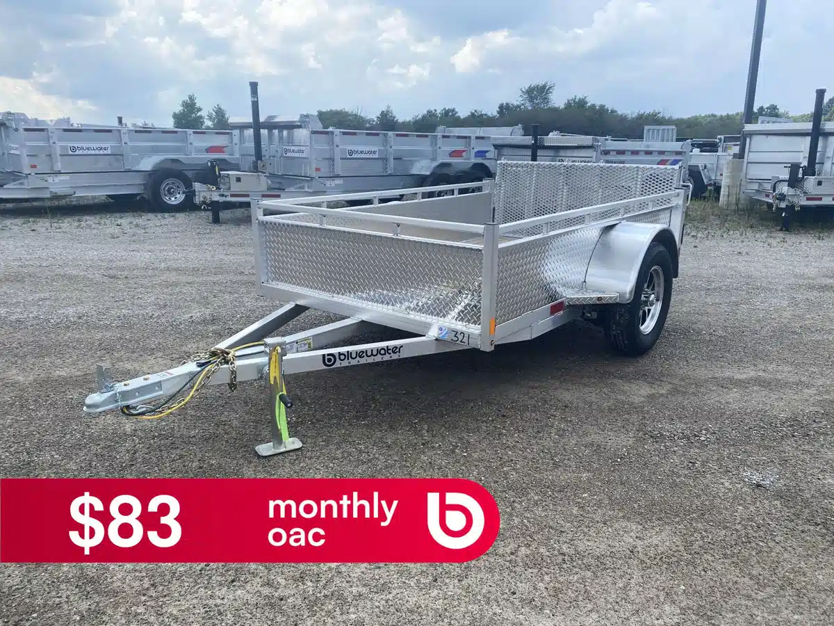 Photo de la Galerie 1 pour 2027 Canadian Mennonite Built Single Axle Aluminum Utility Trailer remorque - utilitaire