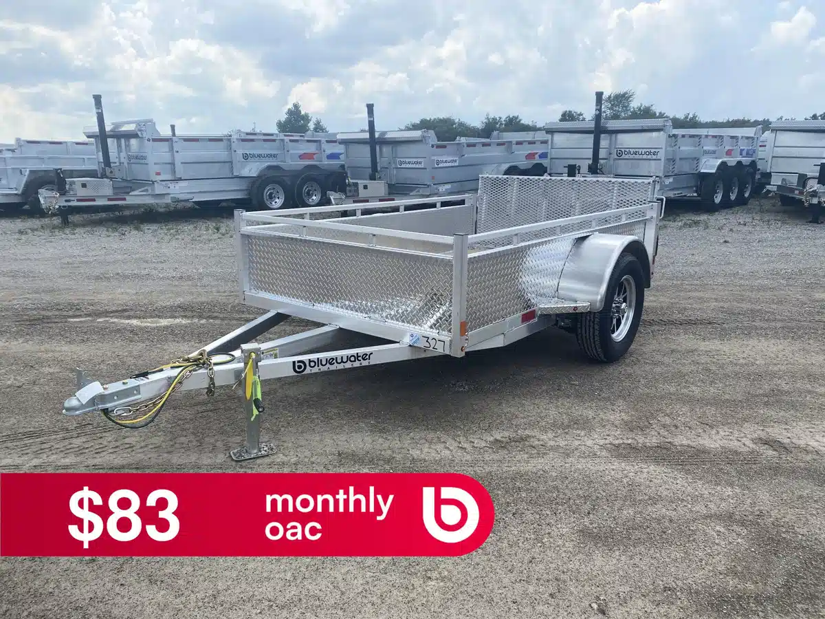Photo de la Galerie 1 pour 2027 Canadian Mennonite Built Single Axle Aluminum Utility Trailer remorque - utilitaire
