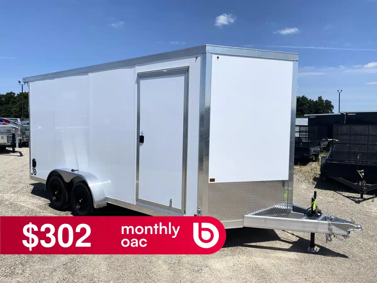 Photo de la Galerie 1 pour 2027 Canadian Mennonite Built Aluminum Enclosed Cargo Trailer Remorque cargo
