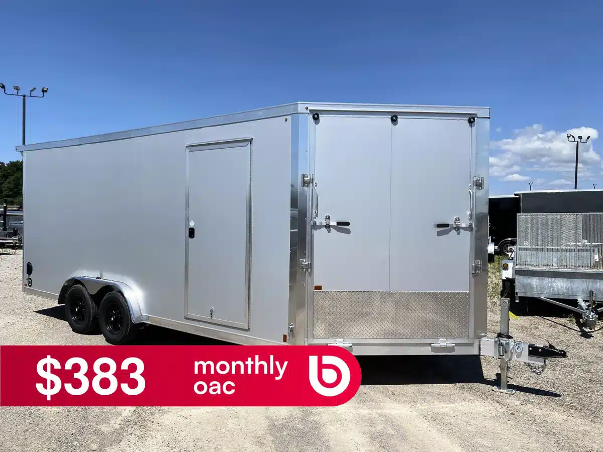 Gallery image 1 for 2027 Canadian Mennonite Built Aluminum 7.5' Trailer - Snowmobile