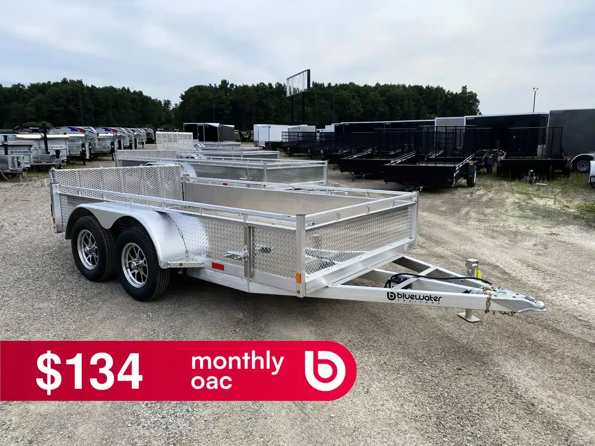 Photo de la Galerie 1 pour 2027 Canadian Mennonite Built Tandem Axle Aluminum Utility Trailer remorque - utilitaire