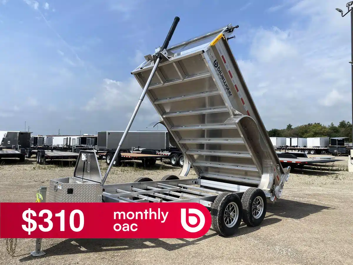 Gallery image 1 for 2027 Canadian Mennonite Built Aluminum Tandem Axle Dump Trailer 9,990lb Trailer - Dump