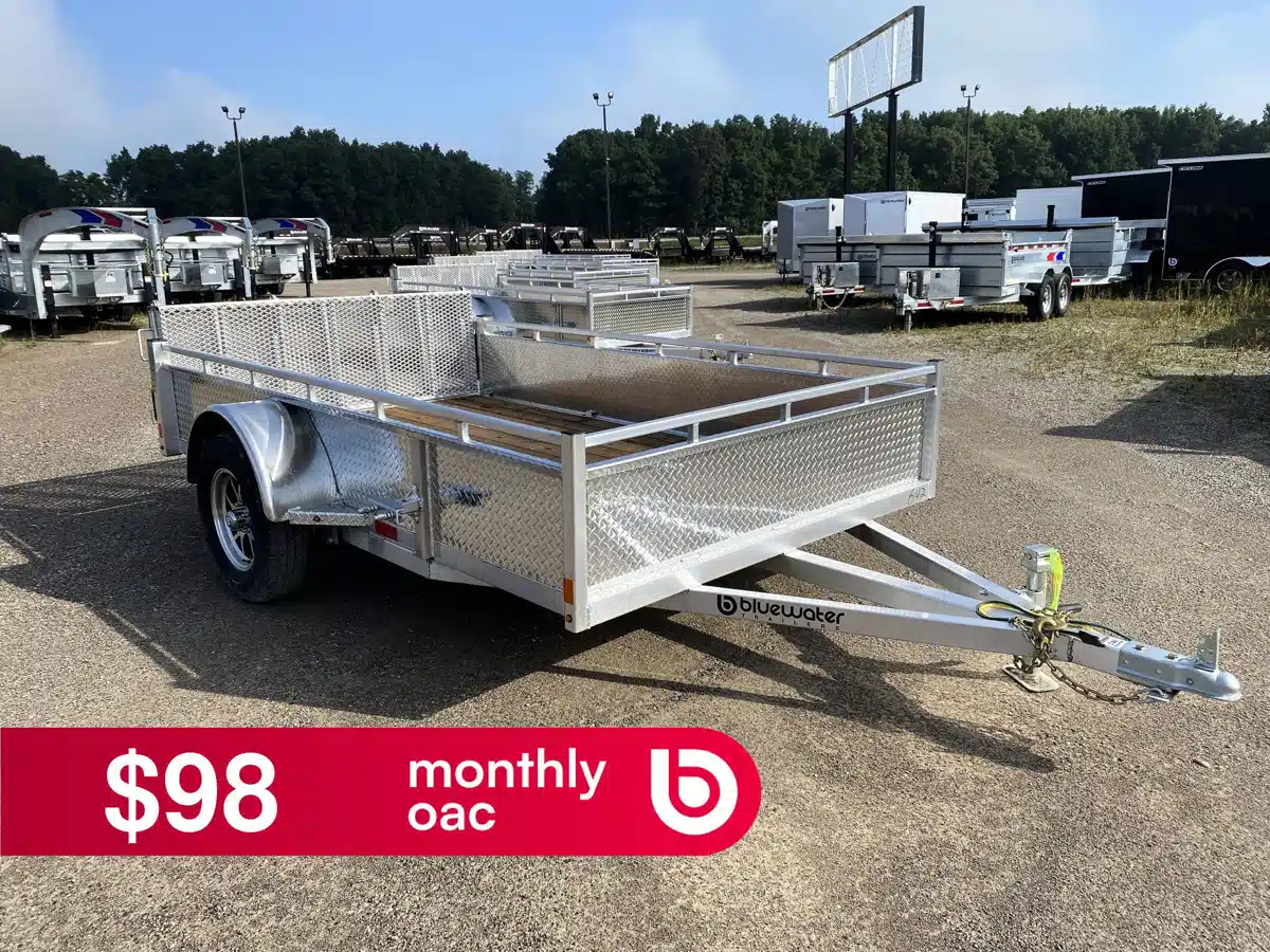 Photo de la Galerie 1 pour 2027 Canadian Mennonite Built Single Axle Aluminum Utility Trailer remorque - utilitaire