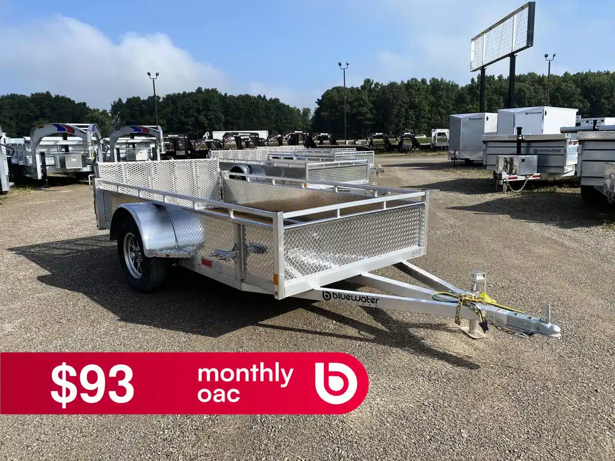 Photo de la Galerie 1 pour 2027 Canadian Mennonite Built Single Axle Aluminum Utility Trailer remorque - utilitaire